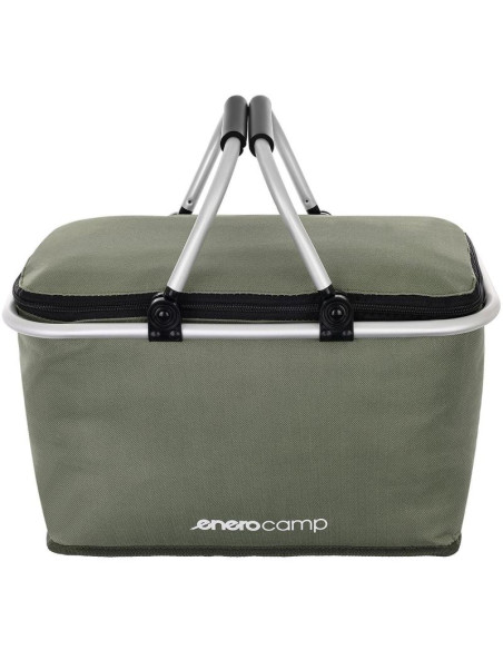 Koszyk turystyczny składany termiczny 24l zielony enero camp