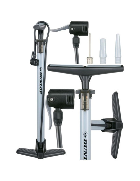 Pompka warsztatowo rowerowa dunlop 140 psi (9.6bar) szary