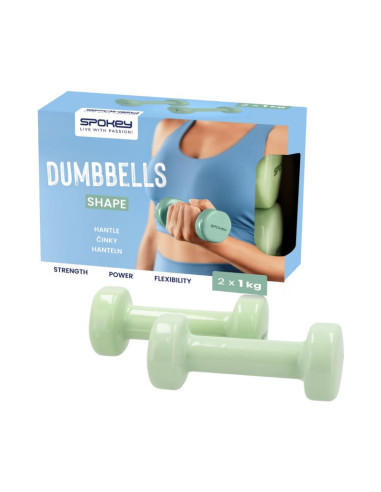 Hantle spokey shape 2x1 kg zielone 920918