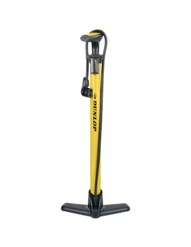 Pompka warsztatowo rowerowa dunlop 174 psi (12bar) żółta