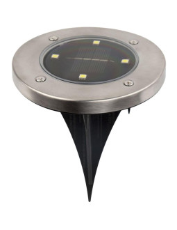 Lampa solarna 4 led smd do wbicia w podłoże kpl.4szt 2