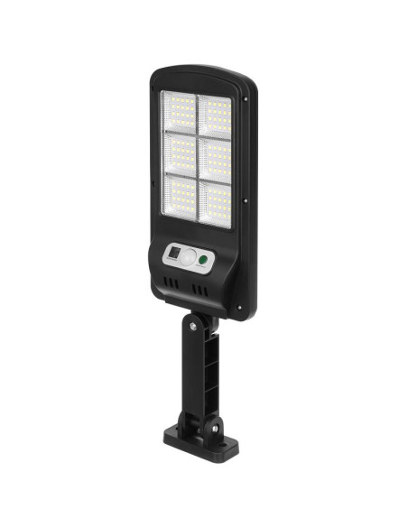 Lampa uliczna latarnia solarna 120led + pilot czujnik ruchu i zmierzchu