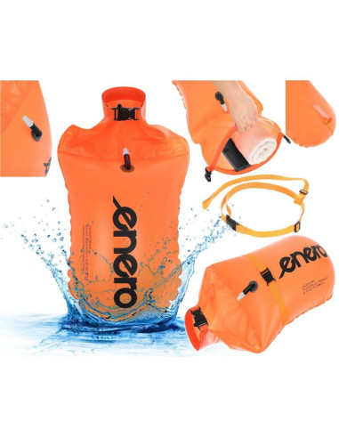 Dmuchana bojka asekuracyjna sucha kieszeń 2w1 enero 69x37,5cm