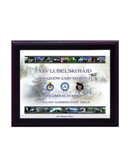 Dyplom z tworzywa sztucznego z laminatem colour touch