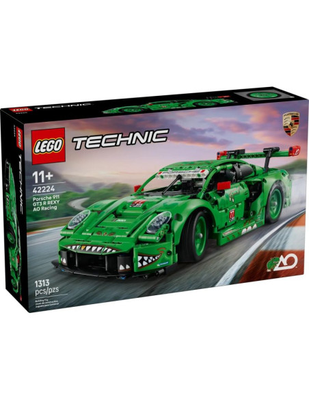 Lego technic 42224 porsche 911 gt3 r ao rexy racing car