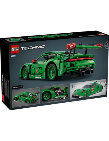 Lego technic 42224 porsche 911 gt3 r ao rexy racing car