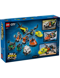 Lego city 60505 samolot, wóz serwisowy i poduszkowiec 2