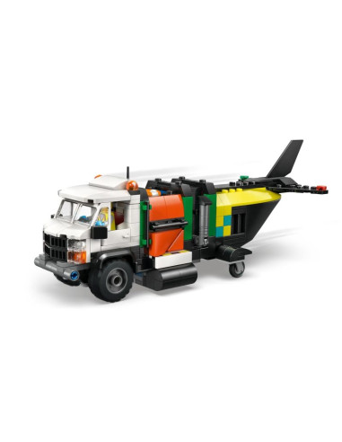 Lego city 60505 samolot, wóz serwisowy i poduszkowiec
