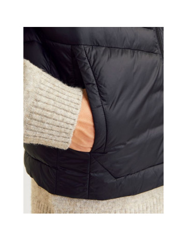 Jack&jones męski bezrękawnik jjesprint bodywarmer collar noos 12258457 black/solid