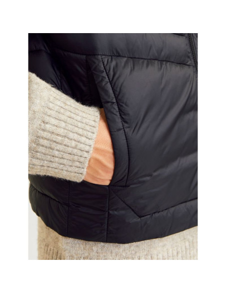 Jack&jones męski bezrękawnik jjesprint bodywarmer collar noos 12258457 black/solid