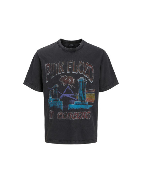 Jack&jones t-shirt pink floyd tee ss c.n. styd 12290792 black