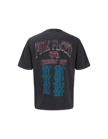 Jack&jones t-shirt pink floyd tee ss c.n. styd 12290792 black