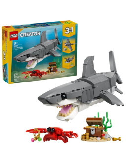 Lego creator 31381 groźny rekin ze skrzynią skarbów