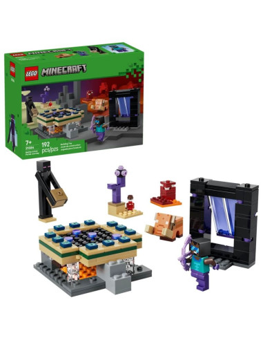 Lego minecraft 21584 podróż przez portal do netheru i endu