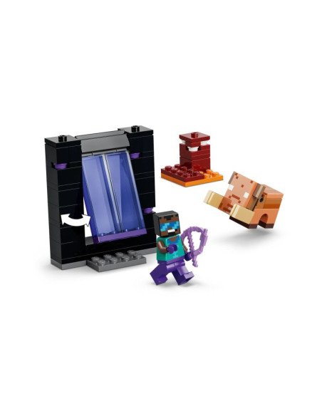 Lego minecraft 21584 podróż przez portal do netheru i endu