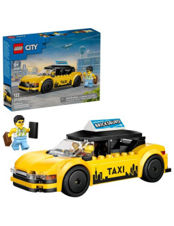 Lego city 60487 żółta taksówka