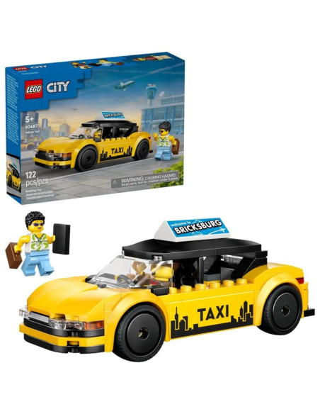 Lego city 60487 żółta taksówka
