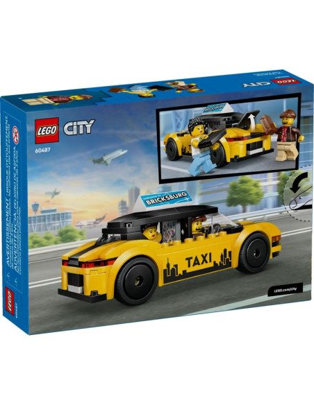Lego city 60487 żółta taksówka