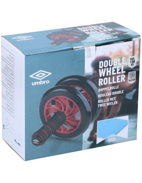 Wałek kółko rehabilitacyjne podwójne umbro czerwony