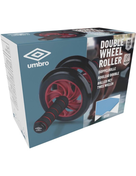 Wałek kółko rehabilitacyjne podwójne umbro czerwony