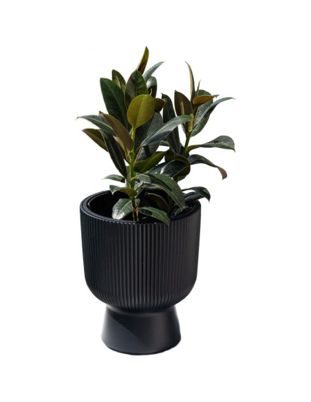 Doniczka do kwiatów milly na nodze śr 30cm zielona pina