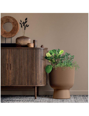 Doniczka do kwiatów milly na nodze śr 30cm biały