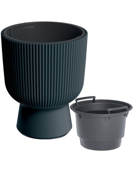 Doniczka do kwiatów milly na nodze śr 30cm antracyt