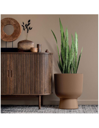 Doniczka do kwiatów milly na nodze śr 30cm antracyt