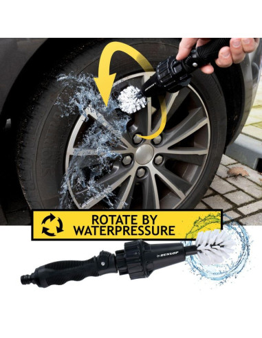 Szczotka do mycia felg obrotowa dunlop dł. 36,5cm