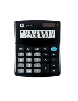 Hp kalkulator biurowy hp oc 112/int bx, 12-cyfr. wyświetlacz, 125x101x33mm, czarny