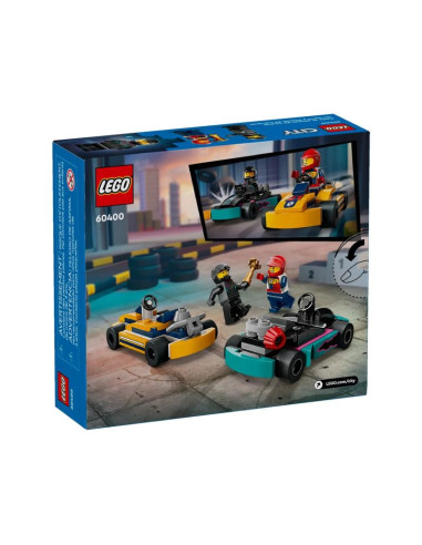 Lego city 60400 gokarty i kierowcy wyścigowi