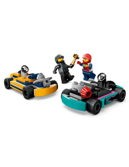 Lego city 60400 gokarty i kierowcy wyścigowi