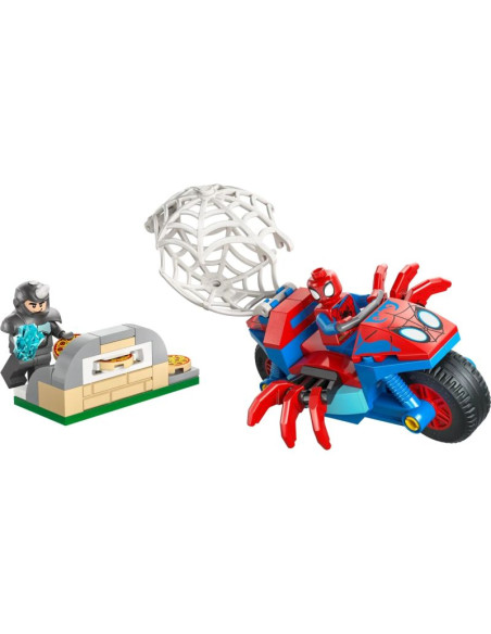 Lego marvel spiderman 11206 spidey na motocyklu vs. rhino