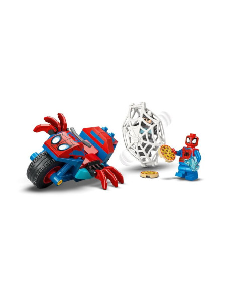 Lego marvel spiderman 11206 spidey na motocyklu vs. rhino