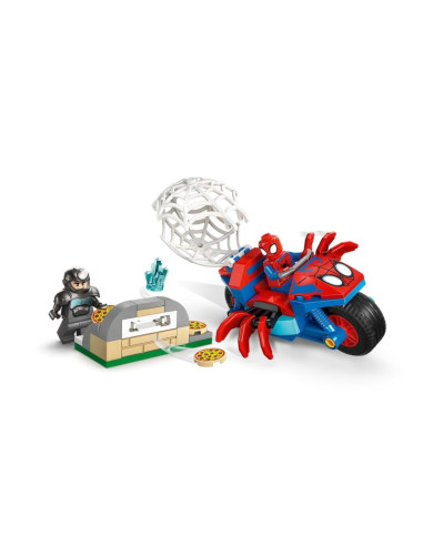 Lego marvel spiderman 11206 spidey na motocyklu vs. rhino