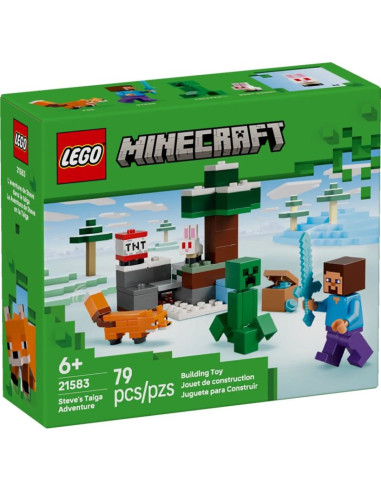 Lego minecraft 21583 przygoda steve’a w tajdze