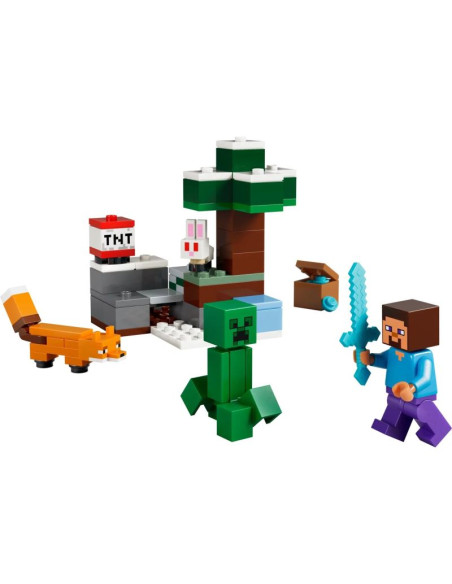 Lego minecraft 21583 przygoda steve’a w tajdze