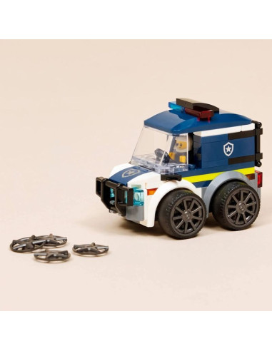 Lego city 60481 wyścigówki: ciężarówka policyjna