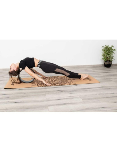 Korkowe koło do ćwiczeń jogi 33x13cm enero fit