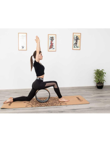 Korkowe koło do ćwiczeń jogi 33x13cm enero fit