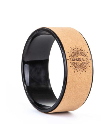 Korkowe koło do ćwiczeń jogi 33x13cm enero fit