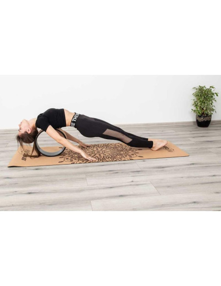 Korkowe koło do ćwiczeń jogi 33x13cm enero fit