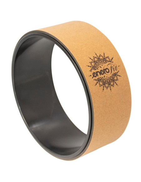 Korkowe koło do ćwiczeń jogi 33x13cm enero fit