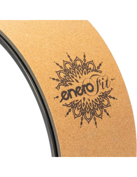 Korkowe koło do ćwiczeń jogi 33x13cm enero fit