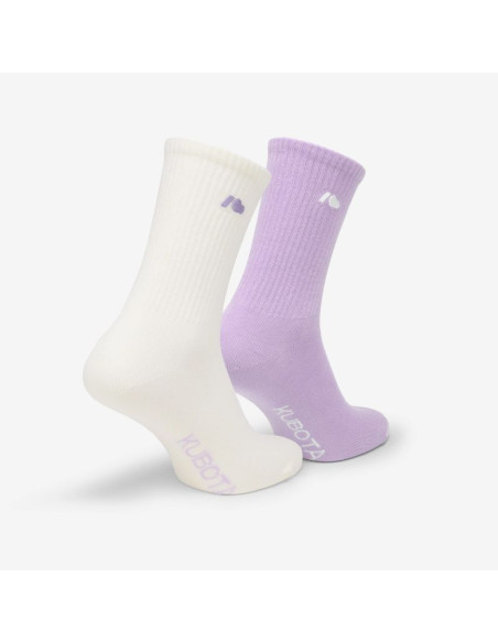 Kubota 2-pak skarpet cloud fioletowy k25ss-300-001-10-2