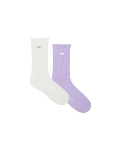 Kubota 2-pak skarpet cloud fioletowy k25ss-300-001-10-2