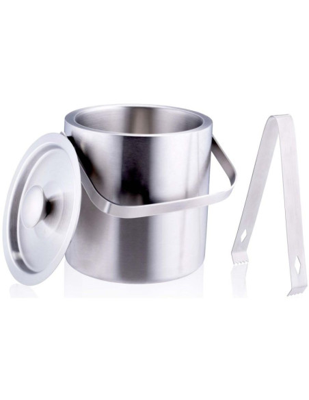 Wiaderko do lodu 1,2l szczypce alpina