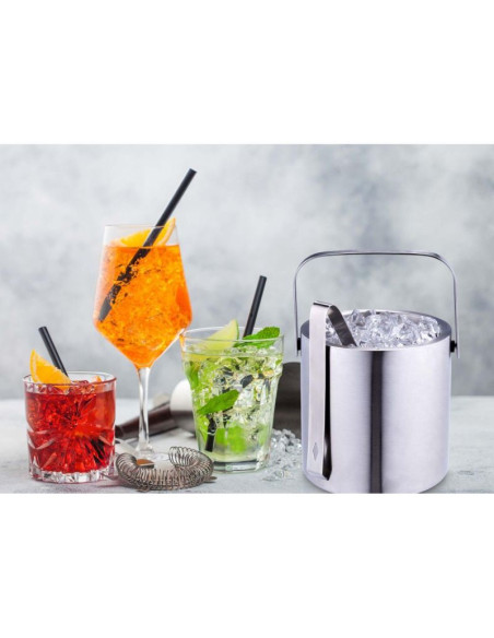 Wiaderko do lodu 1,2l szczypce alpina