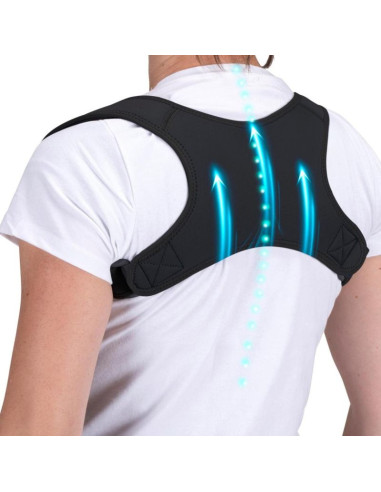 Koordynator wad postawy pleców ramion czarny