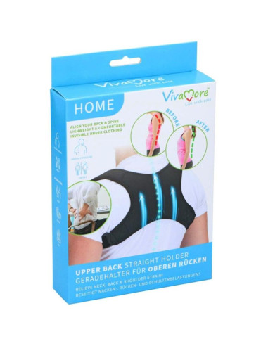 Koordynator wad postawy pleców ramion czarny